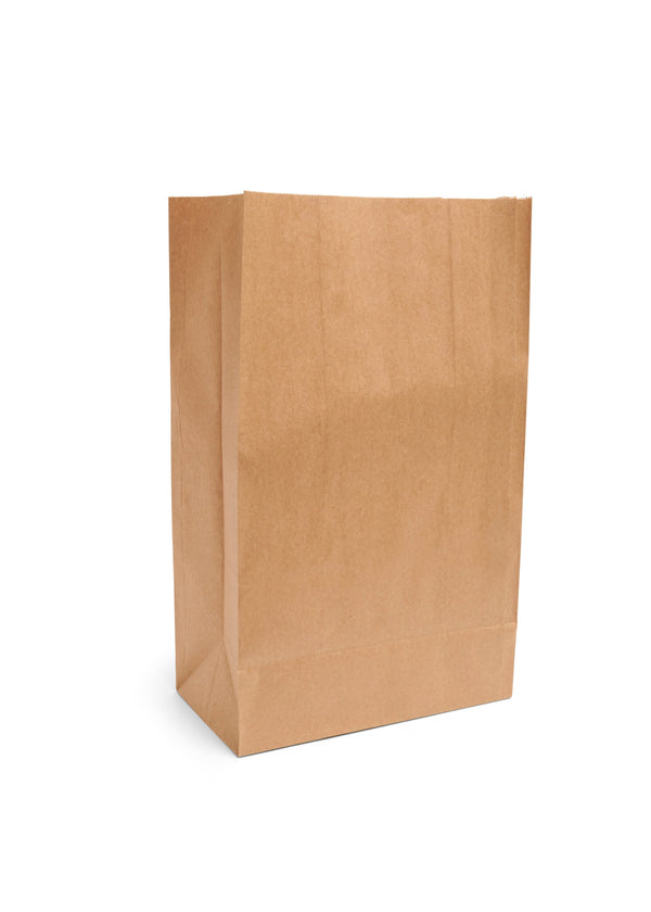 Large 20lb Kraft Paper Grab Bags - 125pk