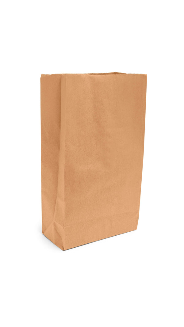 Medium 14lb Kraft Paper Grab Bags - 125pk