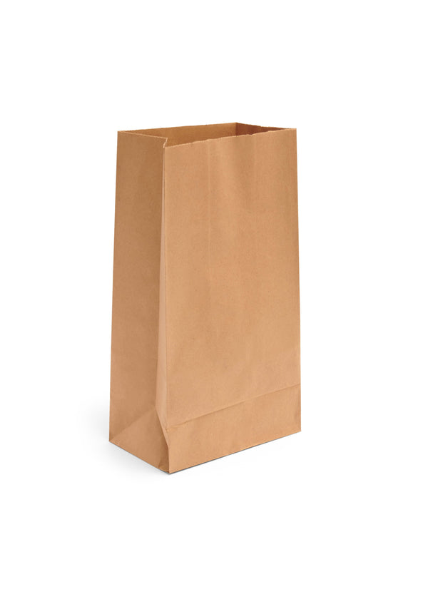 Small 10lb Kraft Paper Grab Bags - 250pk