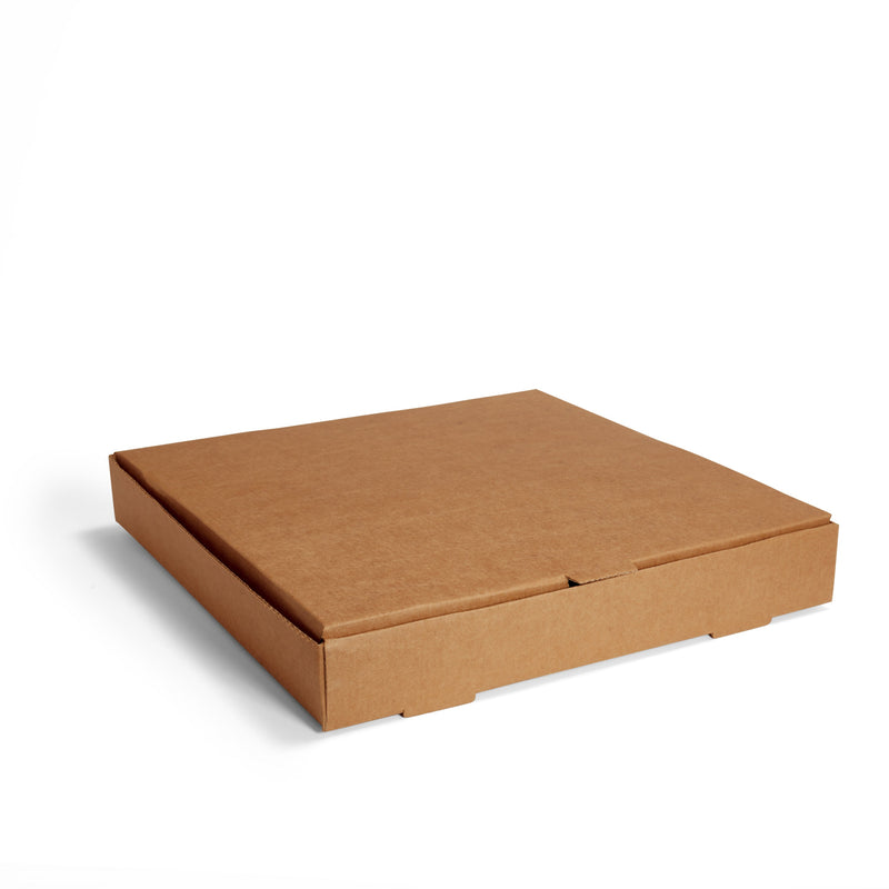 Choice 14 x 14 x 2 Kraft Corrugated Plain Pizza Box Bulk Pack