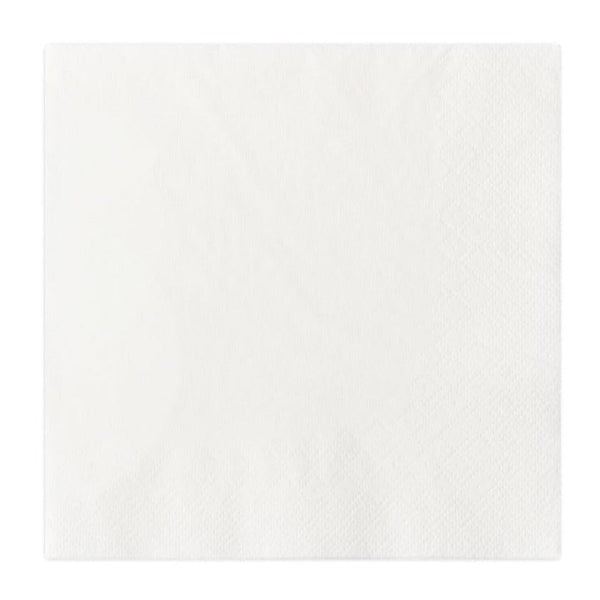 40cm 2 Ply White Paper Dinner Napkin - 2000pk