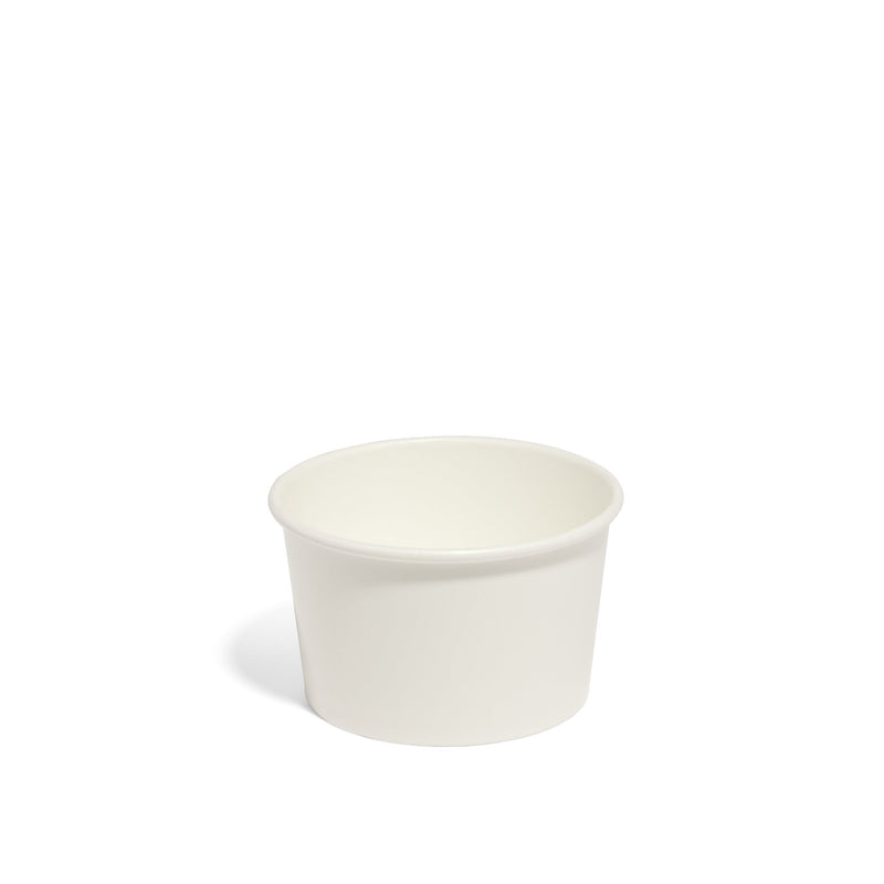 8oz White Paper Soup Container - 500pk