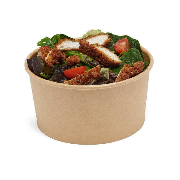 1000ml Tall Kraft Paper Bowl - 300pk