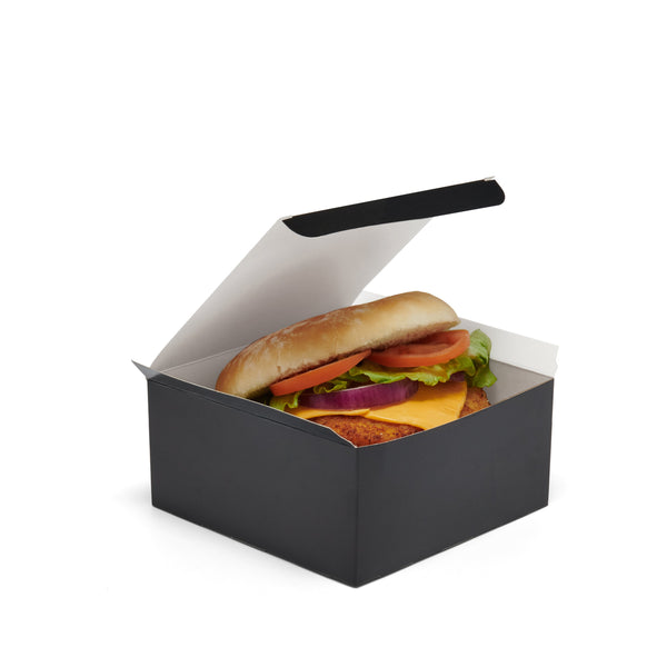 Standard Black Burger Box - 500pk