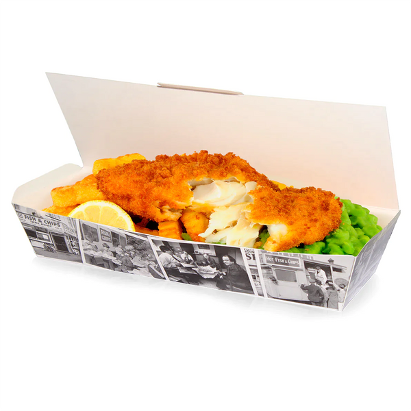 Large Newsprint Meal Box - 125pk