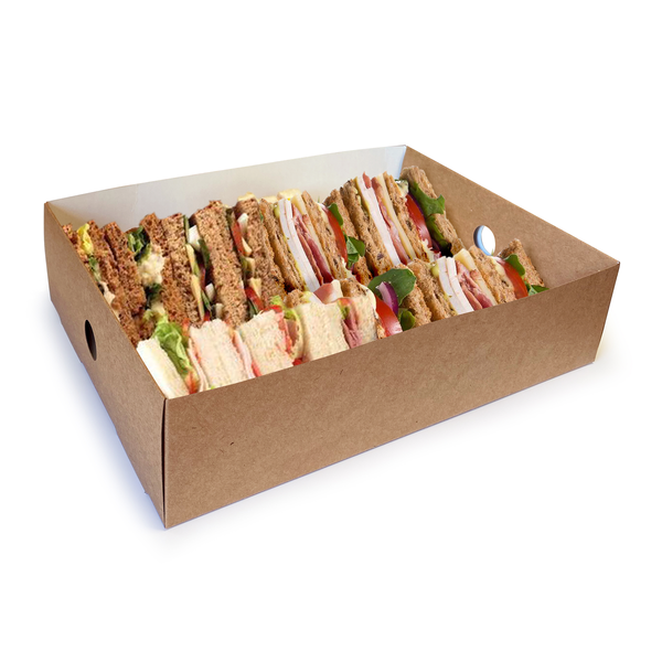 Medium Kraft Platter Box Full Inserts - 50pk